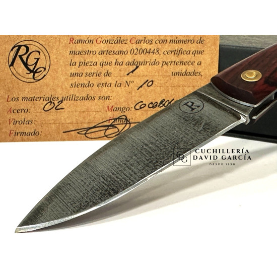 RGC Artesana La Bruja Negra / Acero Carbono O2 - Cocobolo