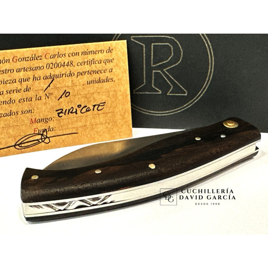 Navaja RGC Canalla Forjada/Carbono O2 Madera de Ziricote