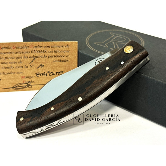 Navaja RGC Canalla Forjada/Carbono O2 Madera de Ziricote