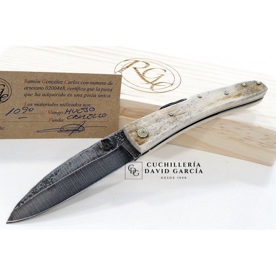 RGC Bruja Negra Edición Limitada de 1 sola pieza Acero Carbono 1090 Hueso Camello RGC Bruja Negra Edición Limitada de 1 sola pieza Acero Carbono 1090 Hueso Camello