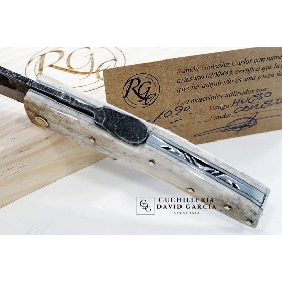 RGC Bruja Negra Edición Limitada de 1 sola pieza Acero Carbono 1090 Hueso Camello RGC Bruja Negra Edición Limitada de 1 sola pieza Acero Carbono 1090 Hueso Camello