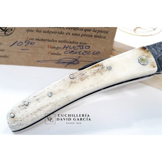 RGC Bruja Negra Edición Limitada de 1 sola pieza Acero Carbono 1090 Hueso Camello RGC Bruja Negra Edición Limitada de 1 sola pieza Acero Carbono 1090 Hueso Camello