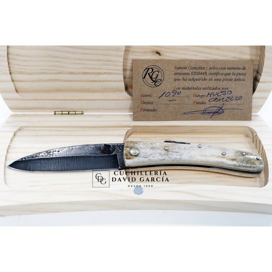 RGC Bruja Negra Edición Limitada de 1 sola pieza Acero Carbono 1090 Hueso Camello RGC Bruja Negra Edición Limitada de 1 sola pieza Acero Carbono 1090 Hueso Camello