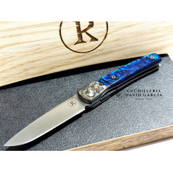 RGC  Martina Coral azul del Pacifico / Virola acero Picado  N690