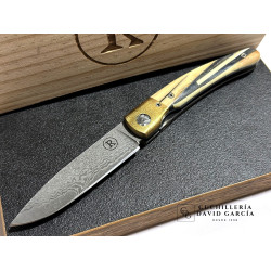 RGC  Artesana Mamut   / Virola Latón Acero Damasco VG10