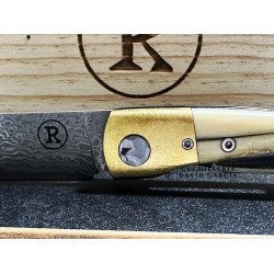 RGC  Artesana Mamut   / Virola Latón Acero Damasco VG10