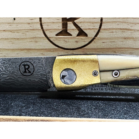 RGC  Artesana Mamut   / Virola Latón Acero Damasco VG10