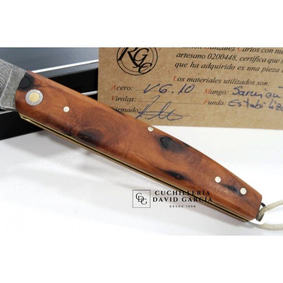 RGC Edición Limitada Pieza única VG10 33 capas Madera de Sarmiento RGC Edición Limitada Pieza única VG10 33 capas Madera de Sarmiento