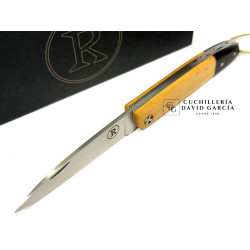 Navaja RGC  Artesana  Madera de Boj y Palo del desierto - Bóhler N690