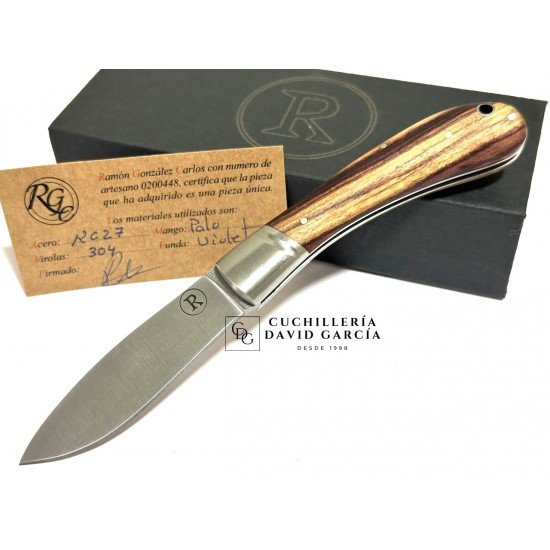 Navaja RGC Ramona Madera Palo Violeta Navaja RGC Ramona Madera Palo Violeta