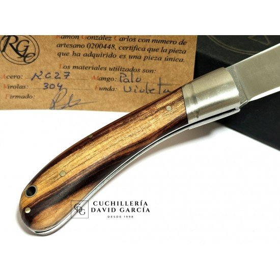 Navaja RGC Ramona Madera Palo Violeta Navaja RGC Ramona Madera Palo Violeta