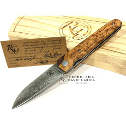 RGC  Artesana Candela / Acero Damasco VG10 - Raiz de Chopo