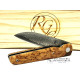 RGC  Artesana Candela / Acero Damasco VG10 - Raiz de Chopo