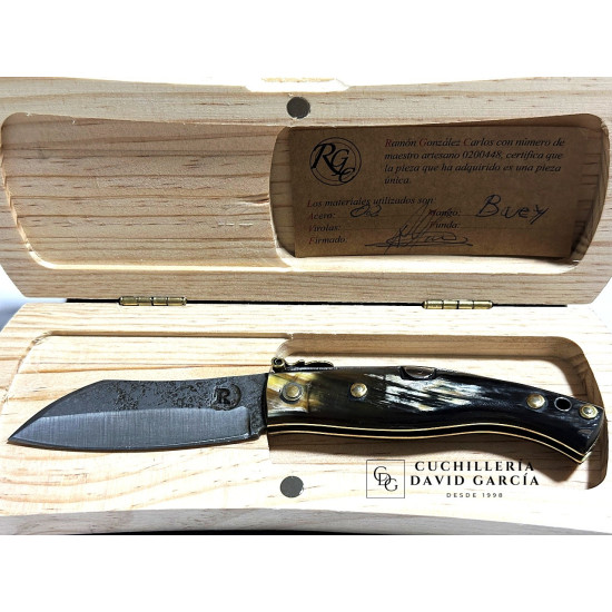 Navaja RGC Canalla Forjada/Palanquilla  Asta de Buey 