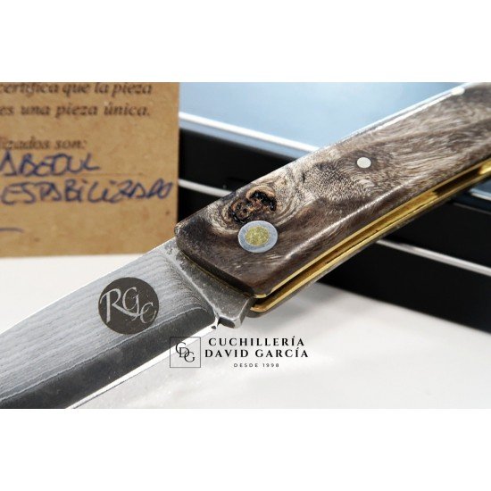 RGC Edición Limitada VG10 33 capas Madera Estabilizada Marrón RGC Edición Limitada VG10 33 capas Madera Estabilizada Marrón