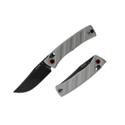 Ruike P856-K  G10 Gris Texturizado - Acero 14C28N 