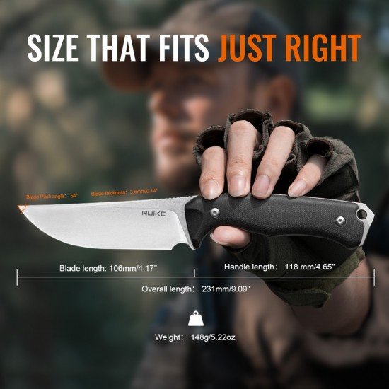 Ruike Cuchillo F186-MB Acero D2 Micarta Ruike Cuchillo F186-MB Acero D2 Micarta