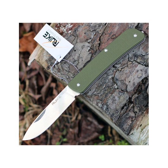 Navaja Ruike Trekker L11-G  G10 Verde -  Acero inoxidable 12C27