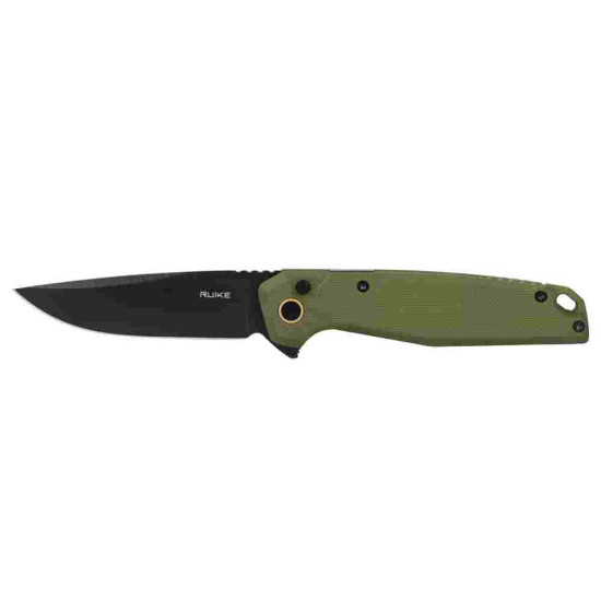 Ruike P-873-G  G10-Verde Acero inoxidable Sandvik 14C28N
