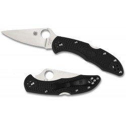 Spyderco Delica 4 C11FPBK Flat  FRN Negro  Filo Liso