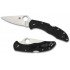 Spyderco Delica 4 C11FPBK Flat  FRN Negro  Filo Liso