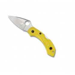 Spyderco Dragonfly 2 SALT  C28PYL2  FRN Amarillo Filo Liso