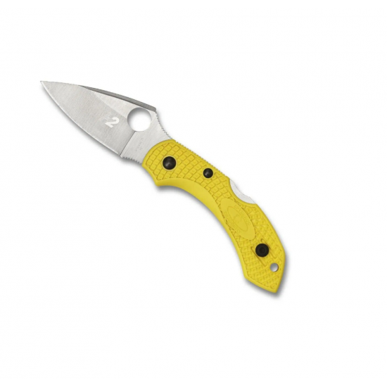 Spyderco Dragonfly 2 SALT  C28PYL2  FRN Amarillo Filo Liso