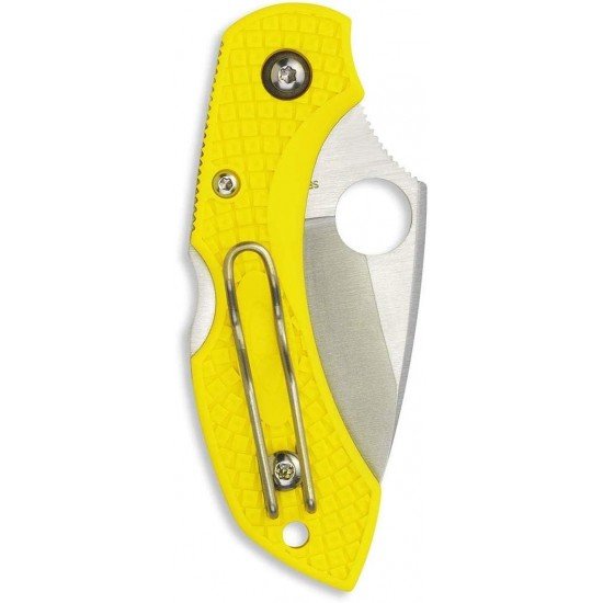 Spyderco Dragonfly 2 SALT  C28PYL2  FRN Amarillo Filo Liso