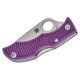 Spyderco LADYBUG 3 LPRP3 FRN Púrpura Filo Liso