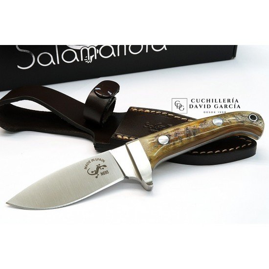 Cuchillo Salamandra Asta Carnero Acero Böhler N695 Cuchillo Salamandra Asta Carnero Acero Böhler N695