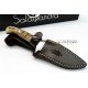 Cuchillo Salamandra  Asta Carnero Acero Böhler N695