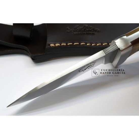 Cuchillo Salamandra Asta Carnero Acero Böhler N695 Cuchillo Salamandra Asta Carnero Acero Böhler N695