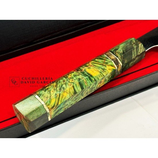 Cuchillo Salamadra Inari Kiritsuke VG-1O 67 Capas Abedul Estabilizado Cuchillo Salamadra Inari Kiritsuke VG-1O 67 Capas Abedul Estabilizado