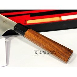 Cuchillo Salamandra Inari Santoku Acero Tamahagane