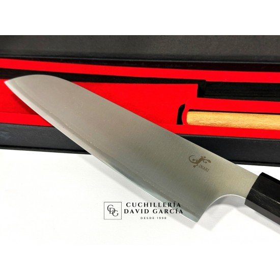 Cuchillo Salamandra Inari Santoku Acero Tamahagane