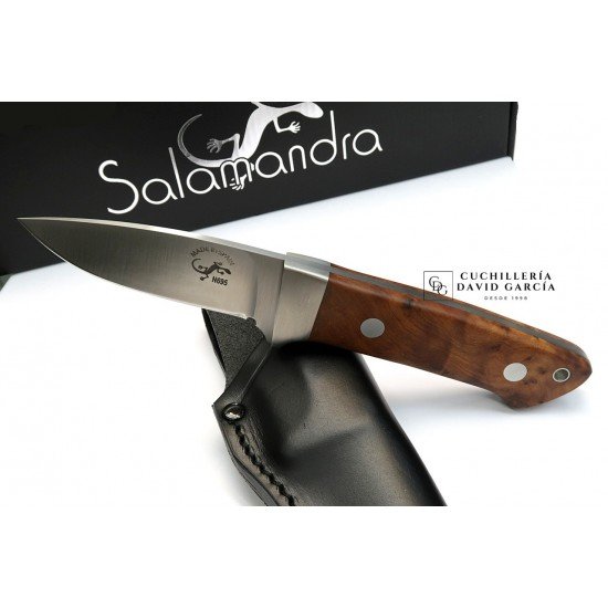 Salamander knife type Loveless Tuya Wood Steel N695