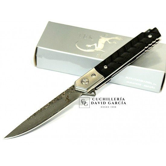 Salamandra Tek Acero Damasco G-10 con funda 840525 Salamandra Tek Acero Damasco G-10 con funda 840525