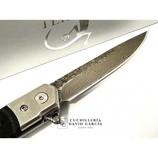 Salamandra Tek Acero Damasco G-10 con funda 840525 Salamandra Tek Acero Damasco G-10 con funda 840525