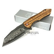 Salamandra Tek  Damasco VG10 Madera Zembrano 844525