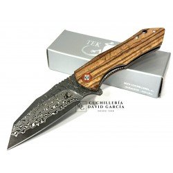 Salamandra Tek  Damasco VG10 Madera Zembrano 844525