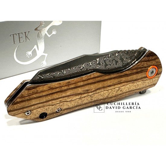 Salamandra Tek  Damasco VG10 Madera Zembrano 844525