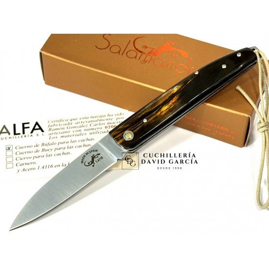 Salamandra  Asta de Búfalo Dorado 100802