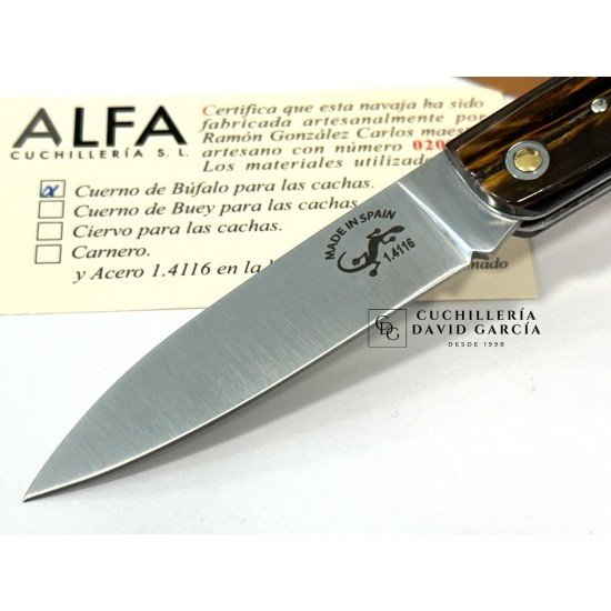 Salamandra  Asta de Búfalo Dorado 100802