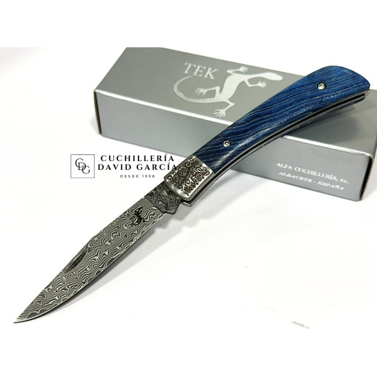 Salamandra Tek  Damasco VG10 Madera Abedul Estabilizada 840525