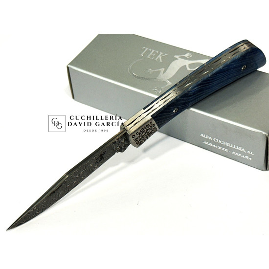 Salamandra Tek  Damasco VG10 Madera Abedul Estabilizada 840525