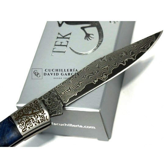 Salamandra Tek Acero Damasco VG-10 Madera Abedul 840525 Salamandra Tek Acero Damasco VG-10 Madera Abedul 840525