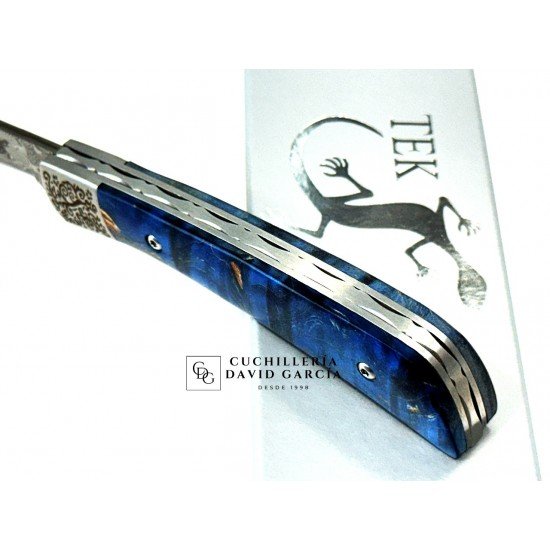 Salamandra Tek Acero Damasco VG-10 Madera Abedul 840525 Salamandra Tek Acero Damasco VG-10 Madera Abedul 840525