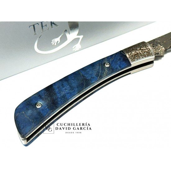Salamandra Tek Acero Damasco VG-10 Madera Abedul 840525 Salamandra Tek Acero Damasco VG-10 Madera Abedul 840525