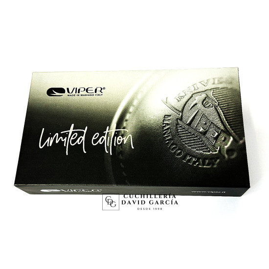 Viper Turn – Edición limitada Acero Böhler M390, fibra de carbono de cobre Dark Matter V5986DFC