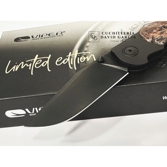 Viper Turn – Edición limitada Acero Böhler M390, fibra de carbono de cobre Dark Matter V5986DFC